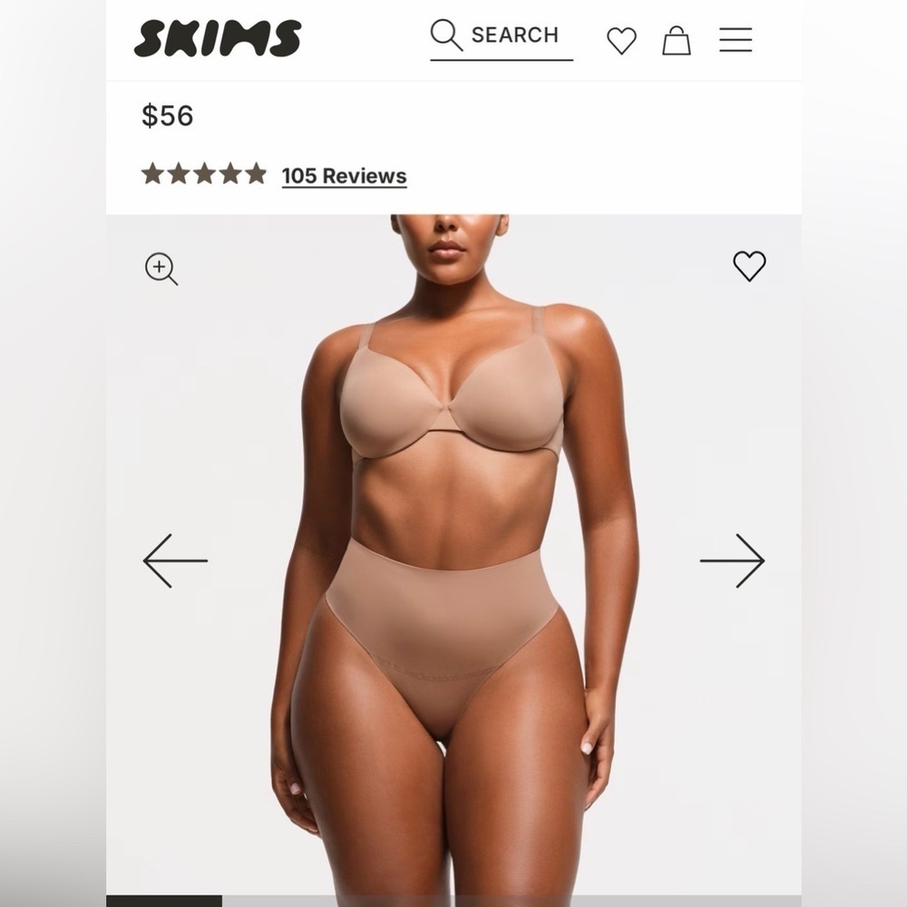 [Skims] NWT Smoothing Full Coverage Lightly Lined Bra